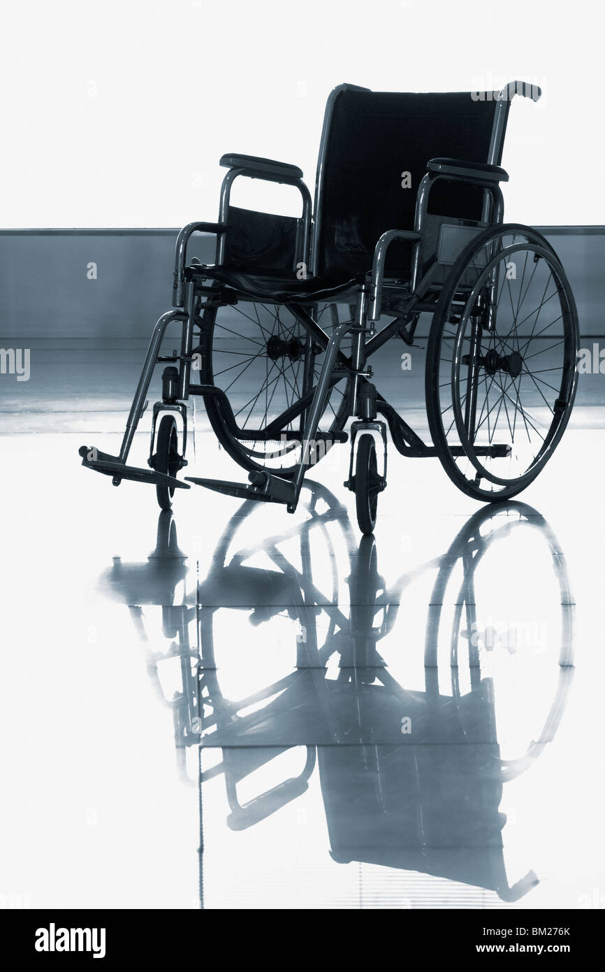 Wheelchair in a hospital Stock Photo Alamy