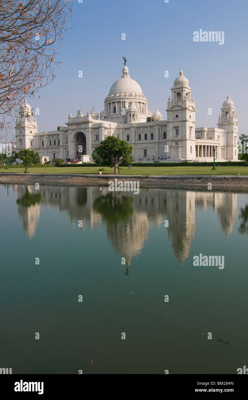 Imposing Victoria Monument, Kolkata, West Bengal, India, Asia Stock
