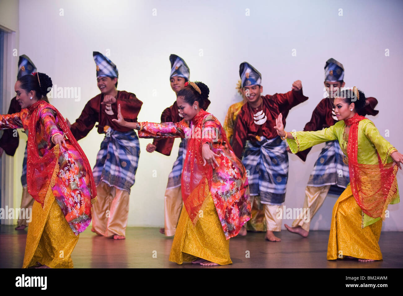 Cultural show at Malaysia Tourist Office, Kuala Lumpur, Malaysia, Southeast Asia Stock Photo