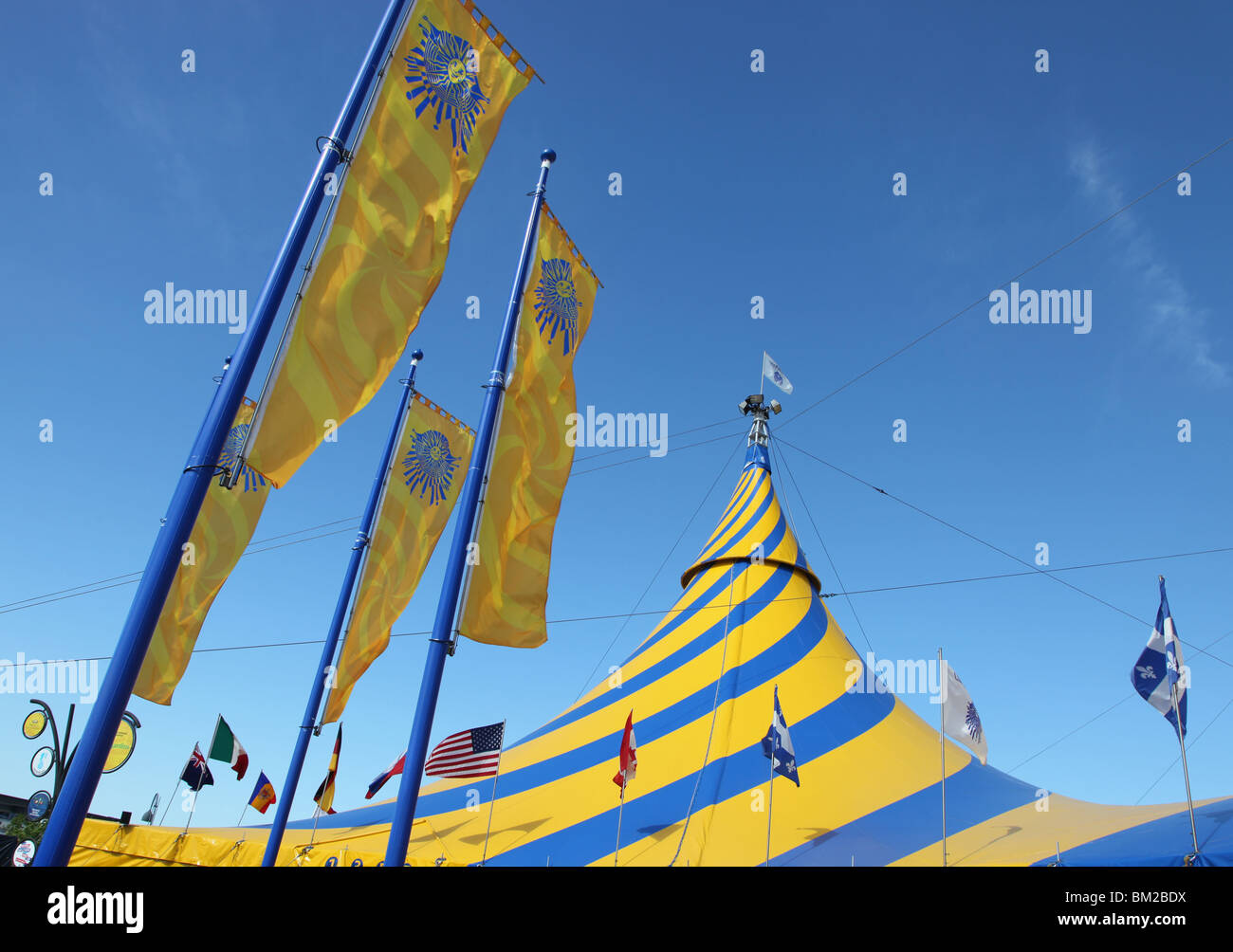Cirque du Soleil tent Stock Photo