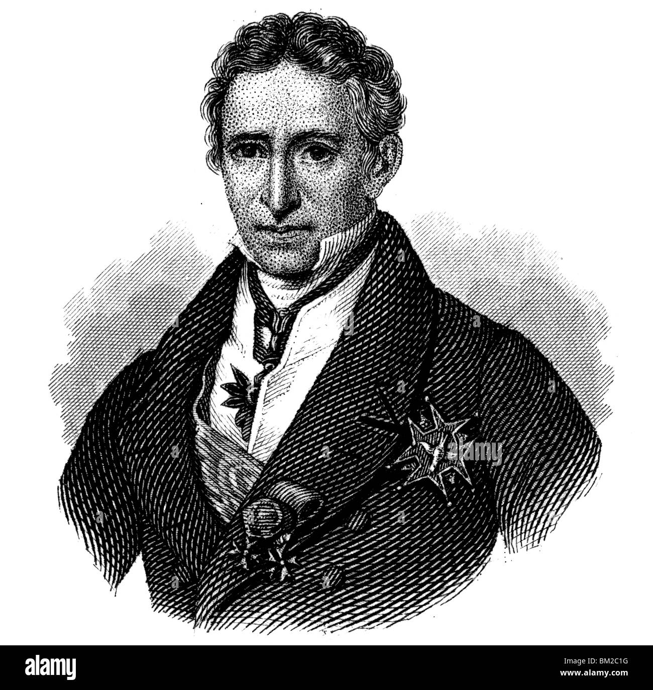 Jean-Baptiste de Villèle Stock Photo