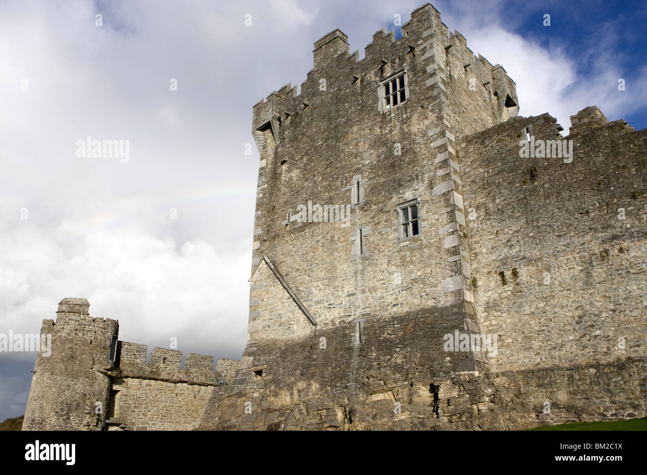 Ross castle on Loch Lein, Killarney National Park, Republic of Ireland Stock Photo