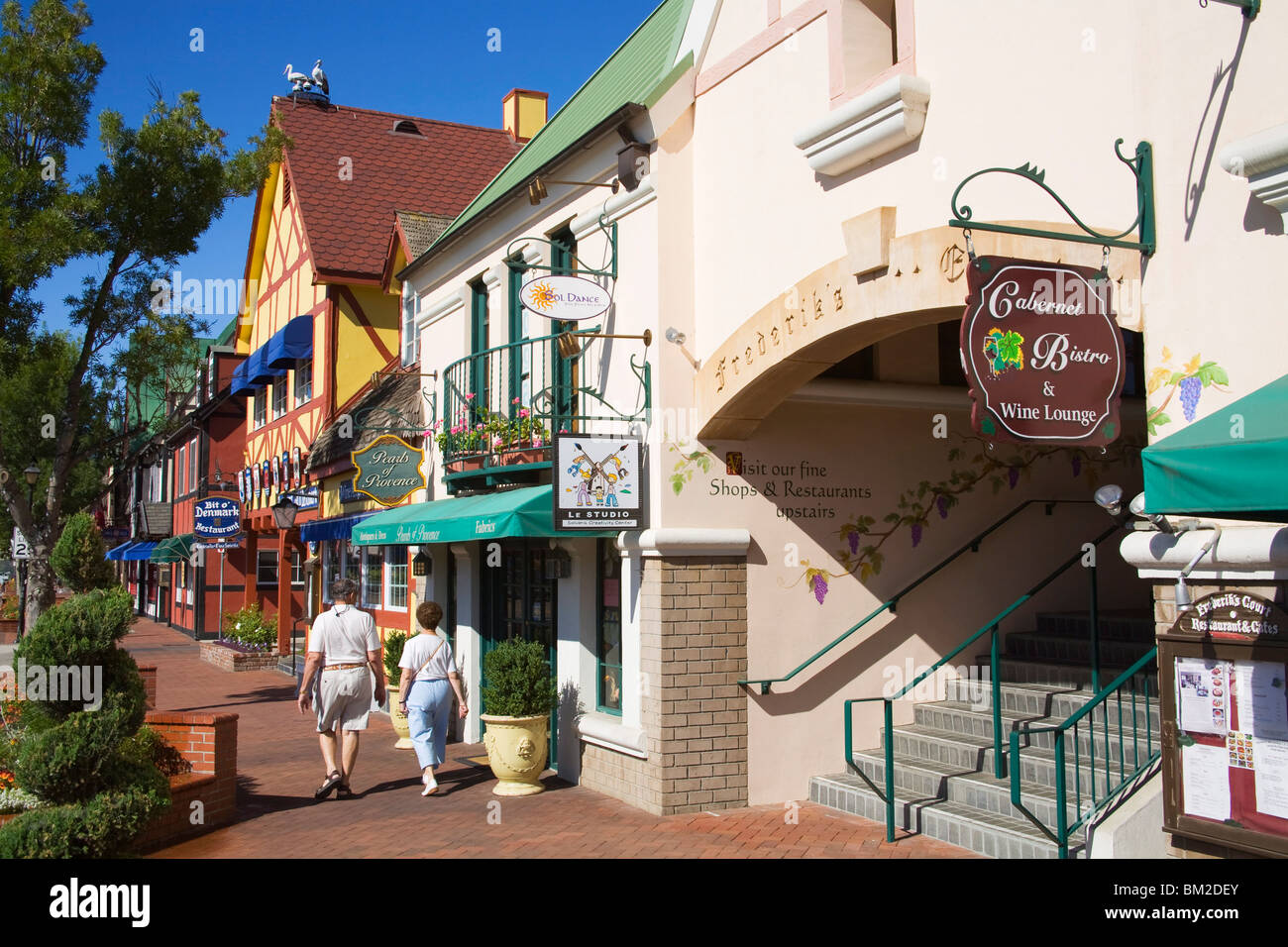 Alisal Road, Solvang, Santa Barbara County, Central California, USA