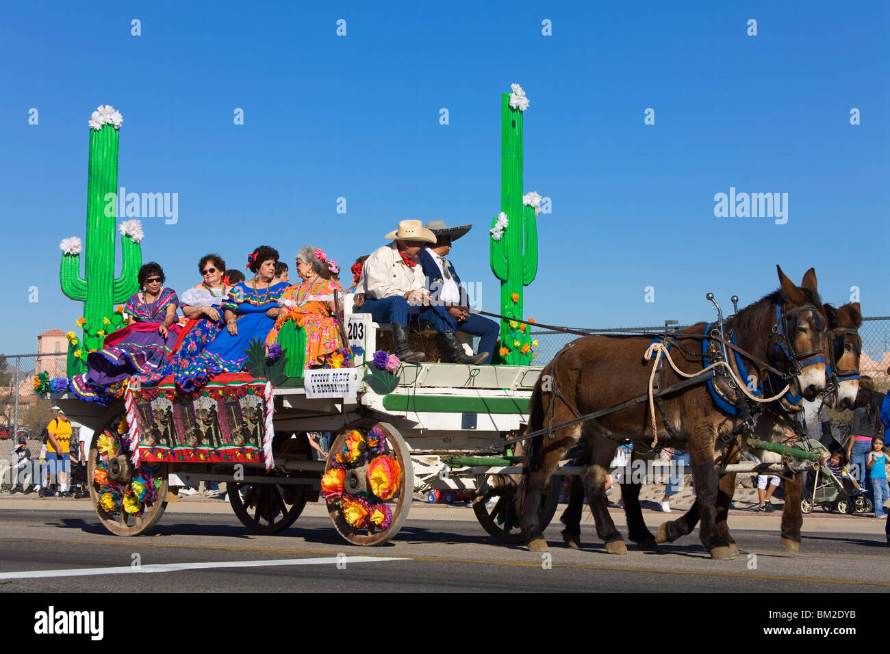 Tucson Rodeo Parade, Tucson, Arizona, USA Stock Photo Alamy