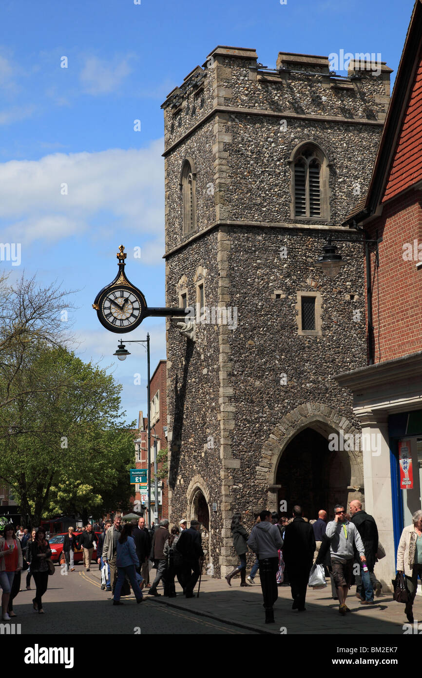 St George's Tower Cantebury Kent England Stock Photo