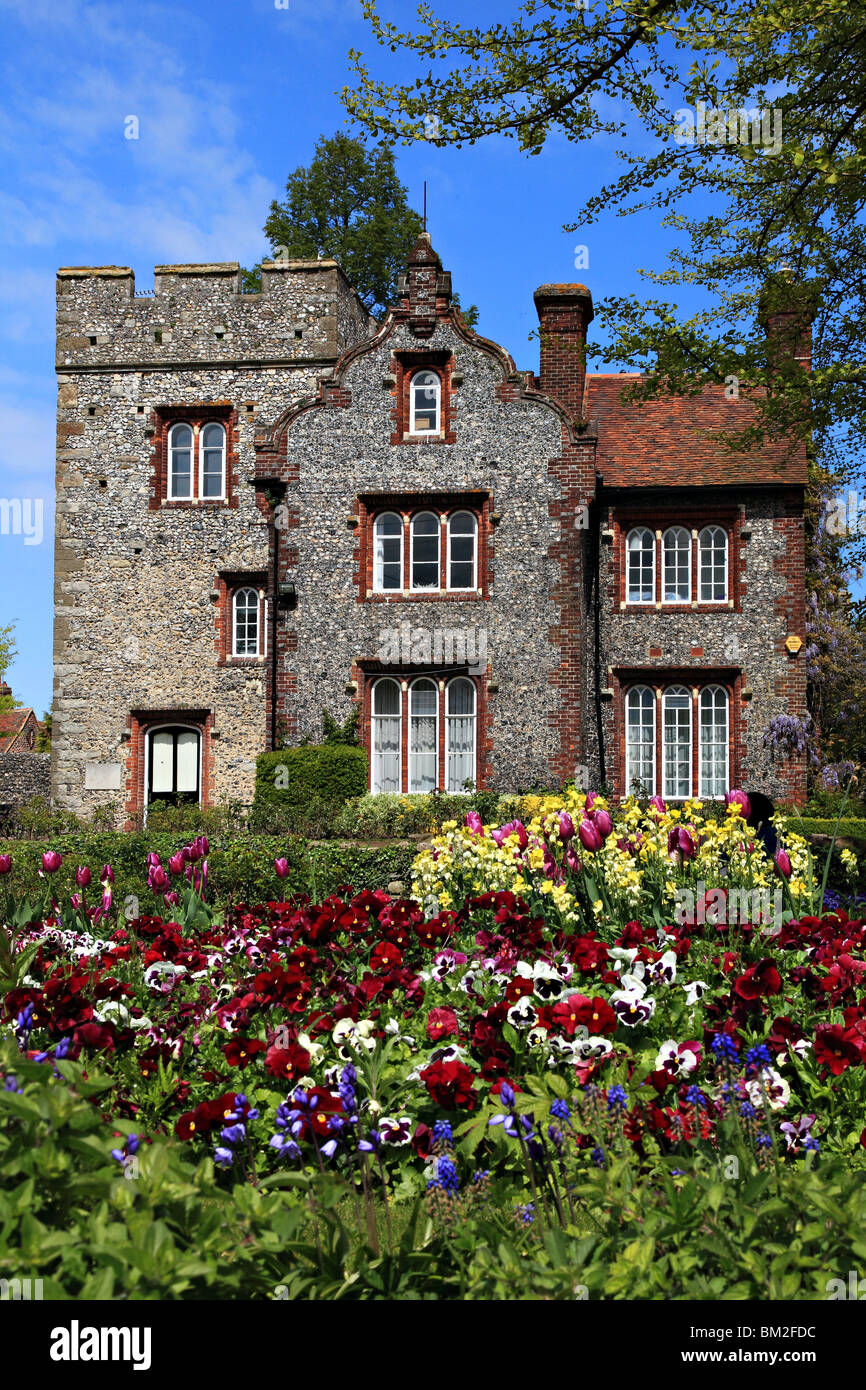 Tower House, Lord Mayor Office in West Tower Gardens Cantebury Kent England Stock Photo