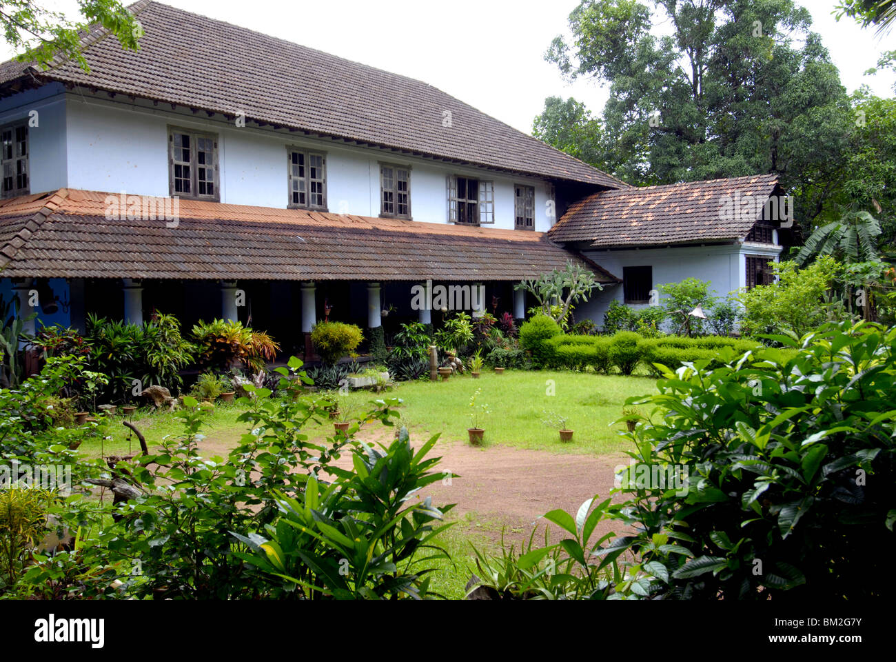 Traditional Kerala house, Payannur, Kerala, India Stock Photo - Alamy