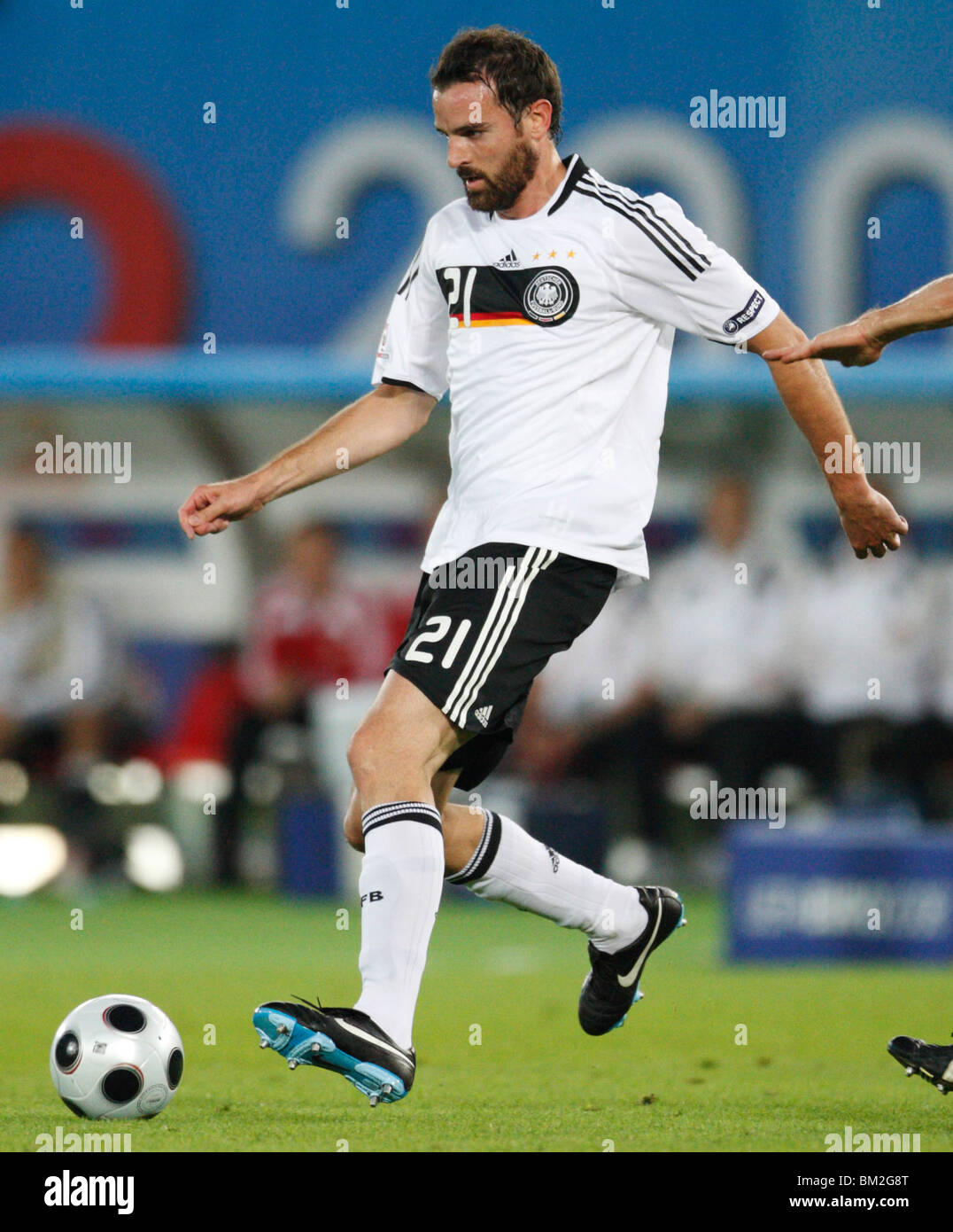 Christoph Metzelder Of Germany Passes The Ball During A Uefa Euro Stock Photo Alamy