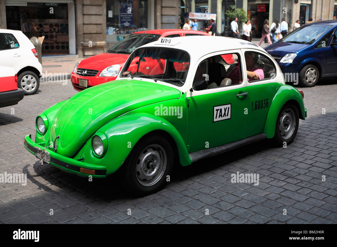 Volkswagen taxi cab, Mexico City, Mexico Stock Photo