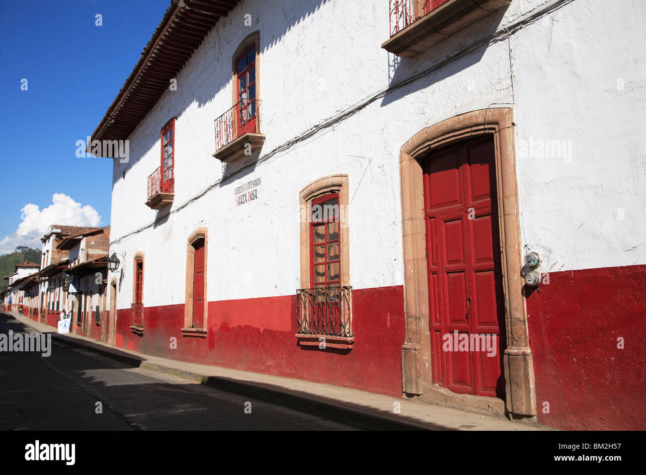 Colonial architecture, Patzcuaro, Patzcuaro, Michoacan state, Mexico
