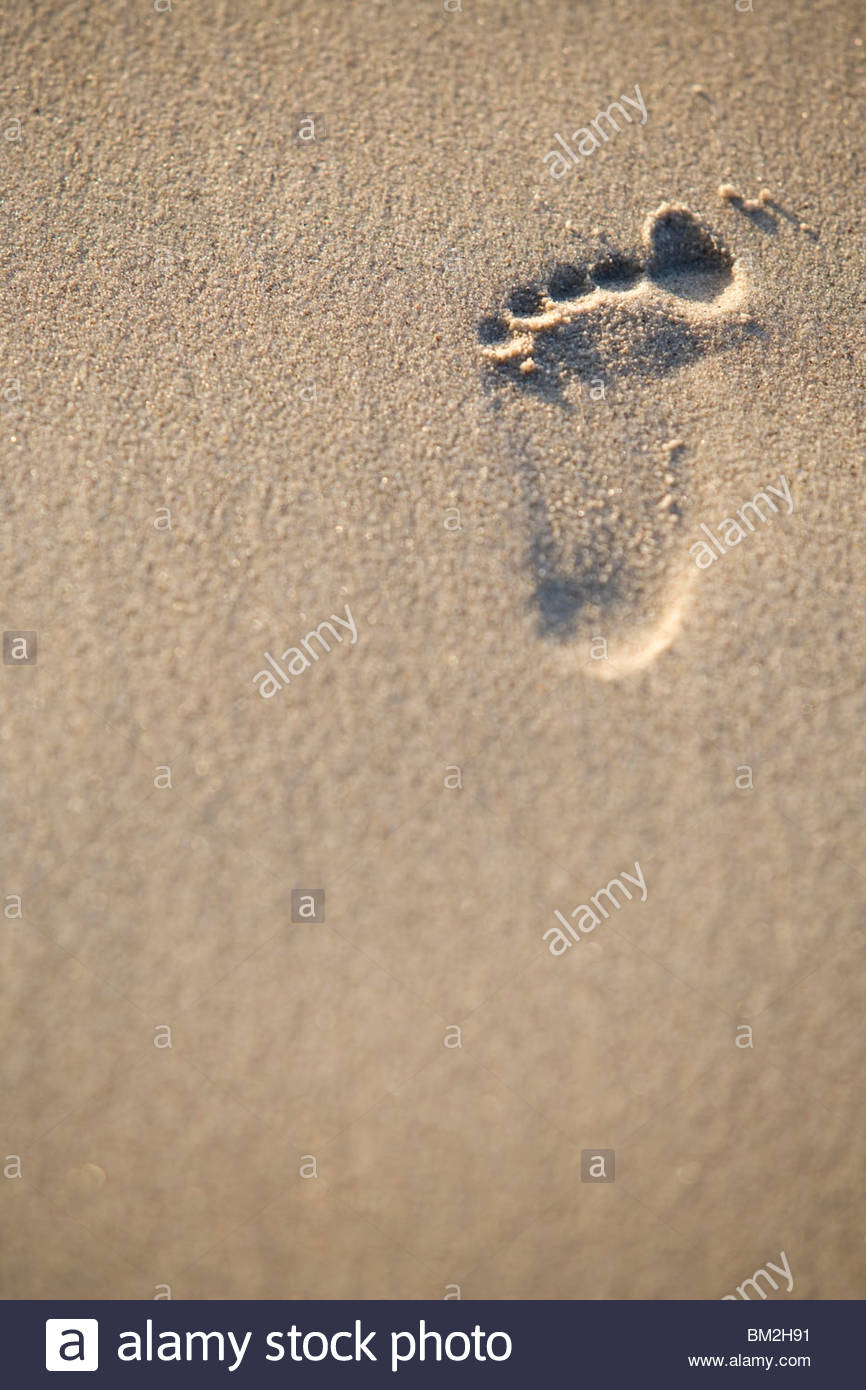 Childs Footprint Stock Photos & Childs Footprint Stock Images - Alamy