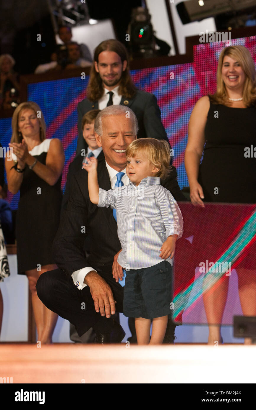 Joe Biden And Grandson Stock Photo Alamy