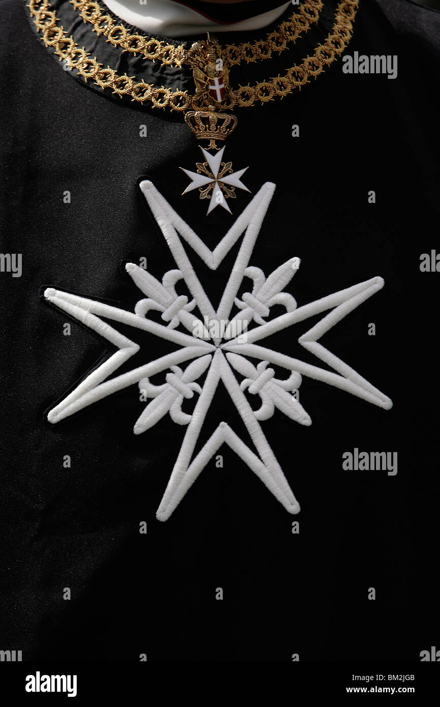 Order of Malta cross, Paris, France Stock Photo Alamy