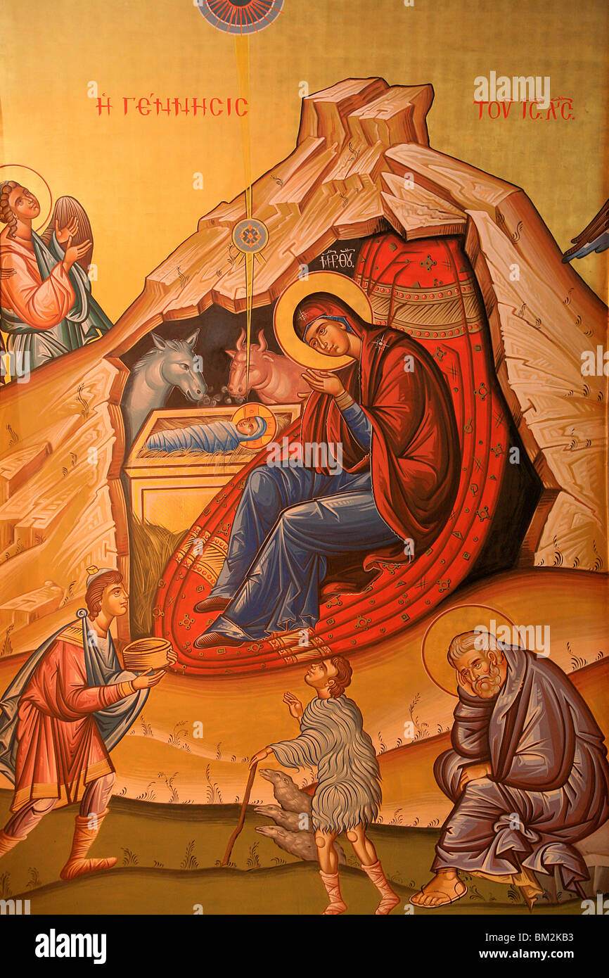 Nativity icon hires stock photography and images Alamy