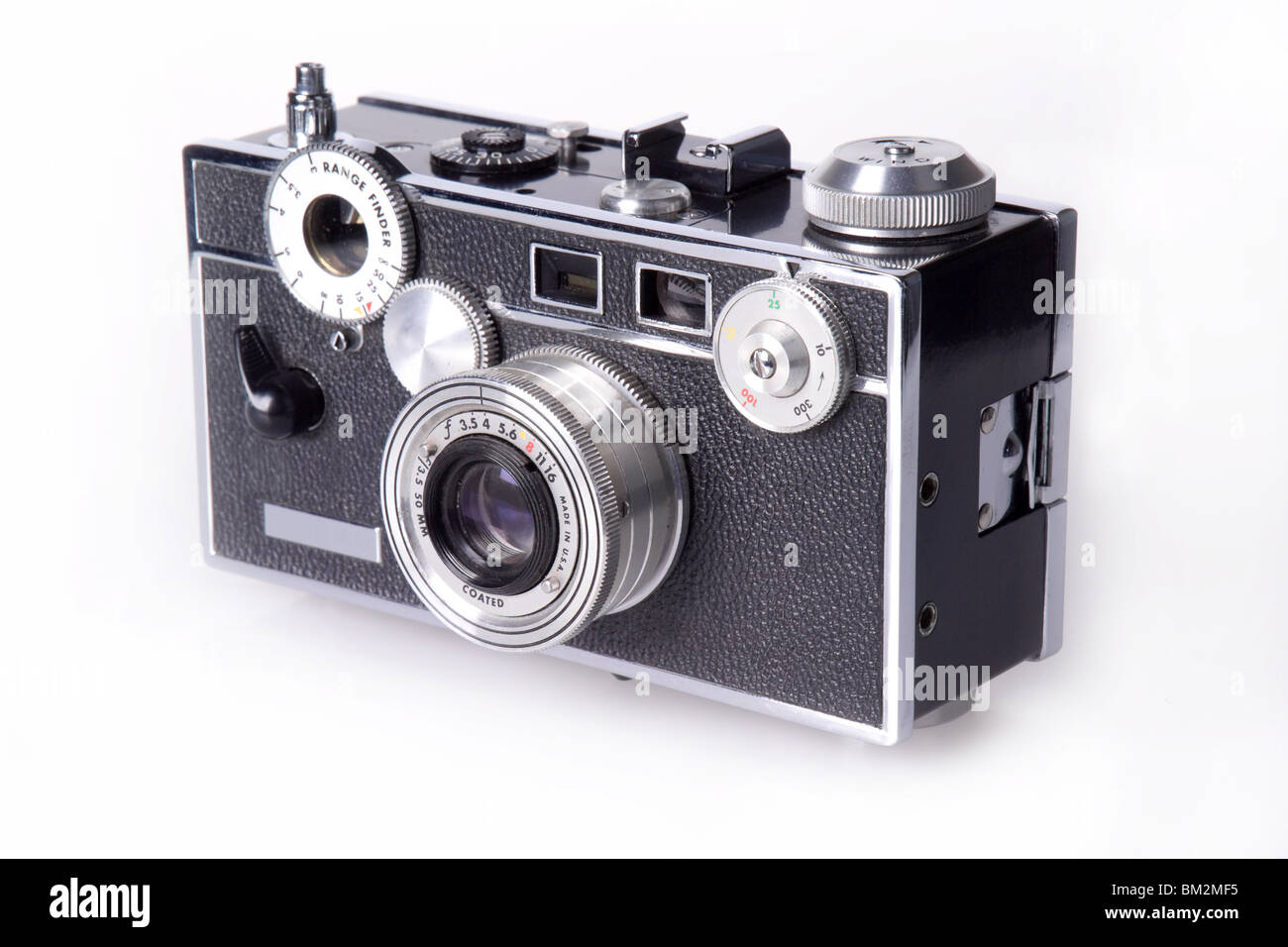 Side view of classic film rangefinder camera Stock Photo Alamy
