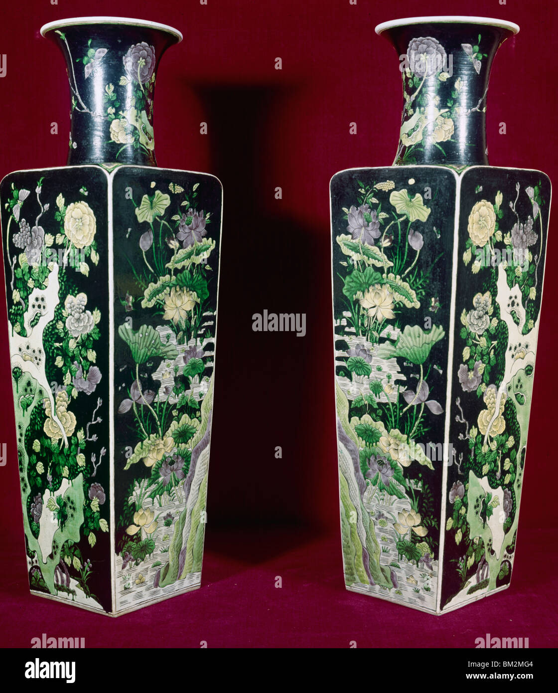 Chinese Vases,  ceramics,  Chinese Art.,  USA,  Pennsylvania,  Philadelphia,  David David Gallery Stock Photo