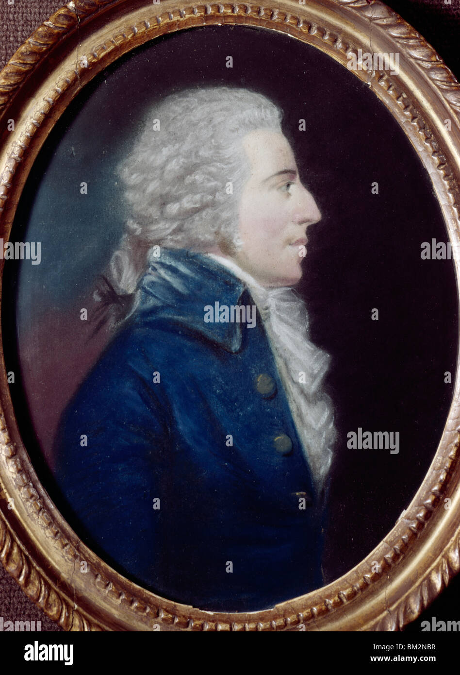 Portrait of a Gentleman by James Sharples, 18th century, USA, Pennsylvania, Philadelphia, David David Gallery Stock Photo