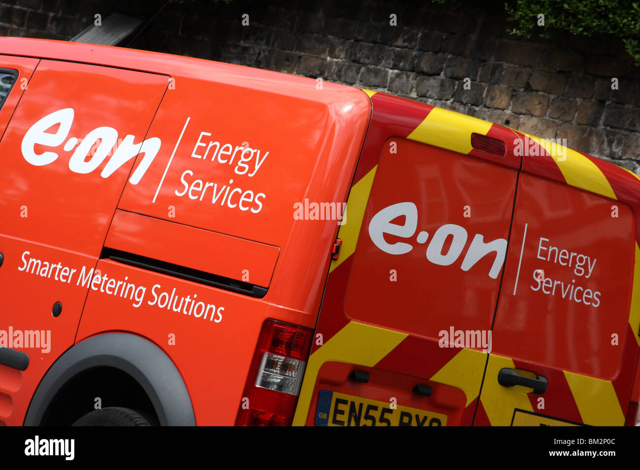 An E.on Energy Services van in a U.K. city Stock Photo Alamy
