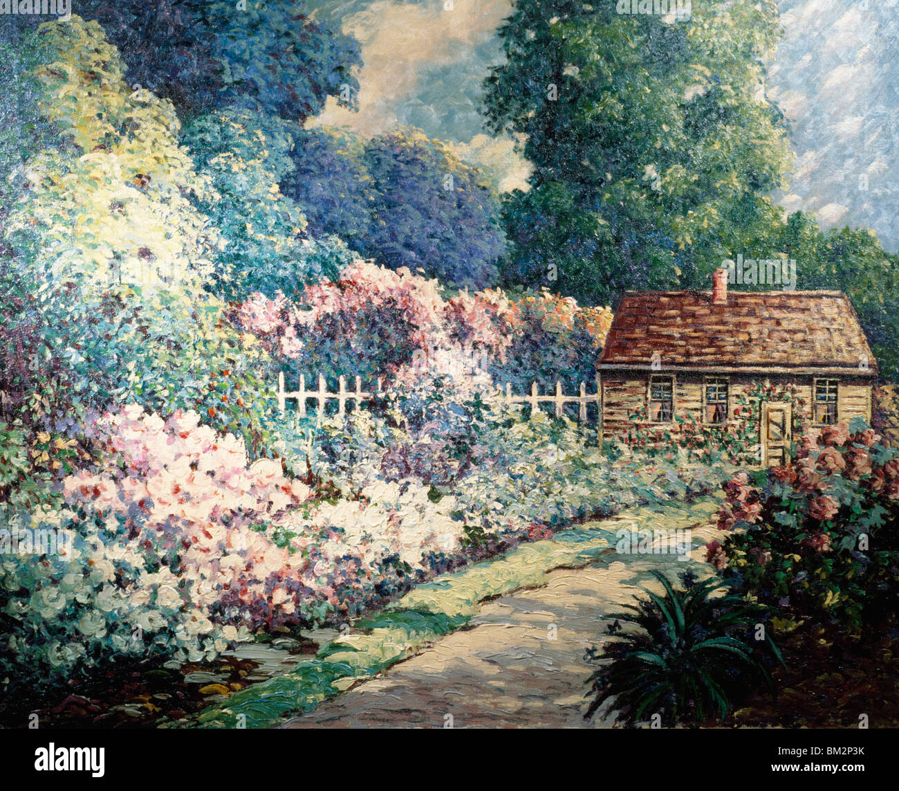 Springtime Splendor by Carol Sirak,  oil on canvas,  (1906-1976),  USA,  Pennsylvania,  Philadelphia,  David David Gallery Stock Photo