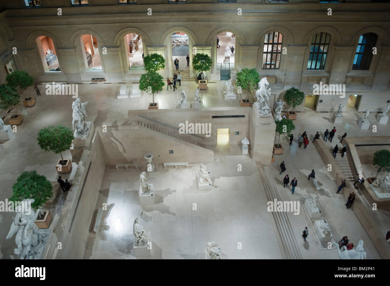 Paris, France, Monuments, Overview, French Sculptures at Louvre Museum