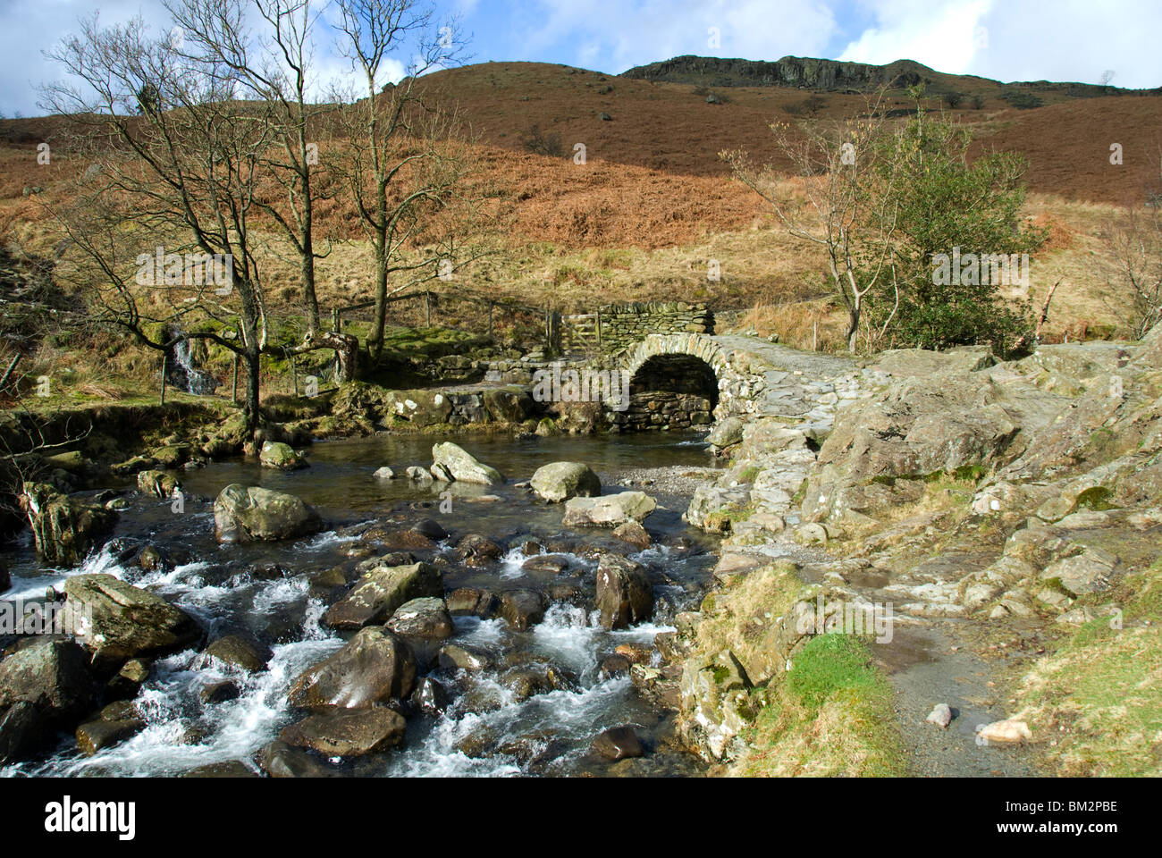 High Sweden Bridge, a packhorse bridge over Scandale Beck, near