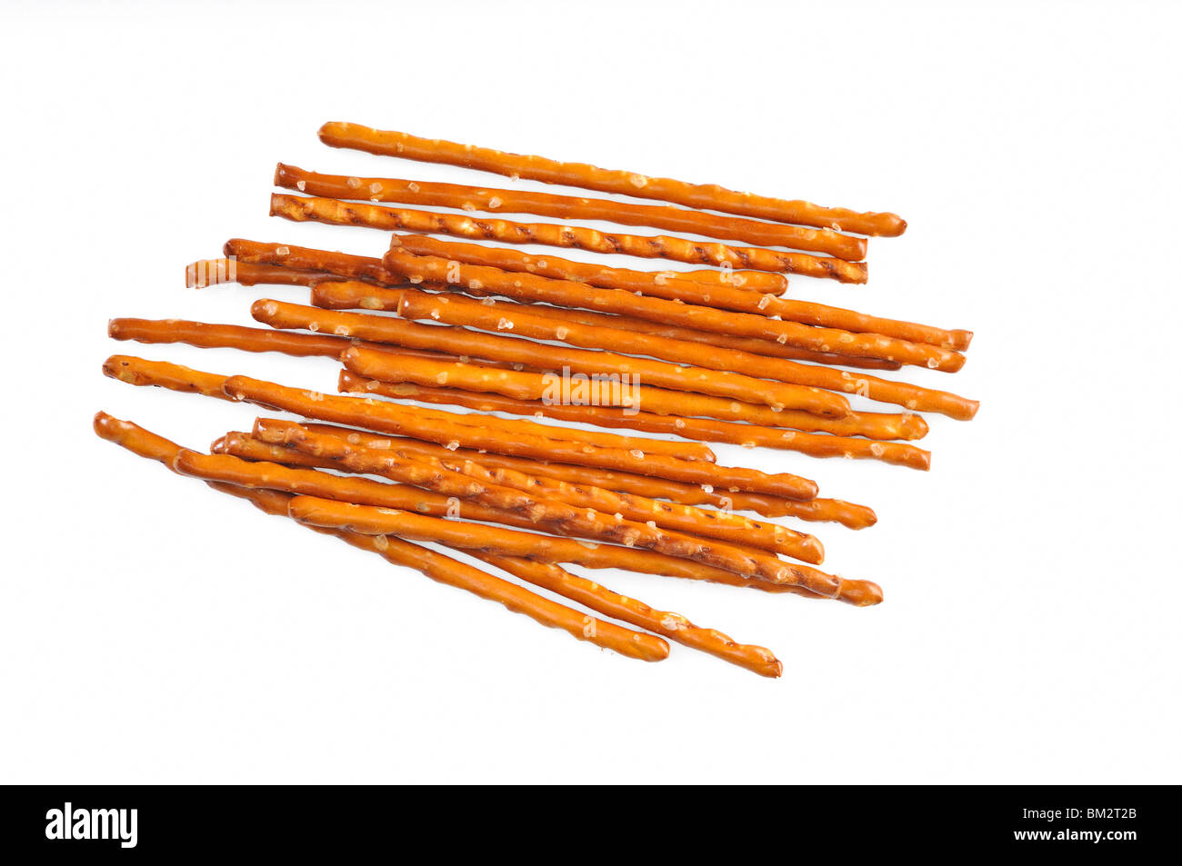 Salt sticks on white Stock Photo Alamy