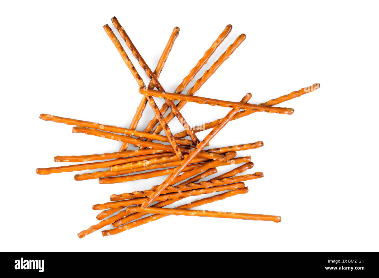 Salt sticks on white Stock Photo Alamy