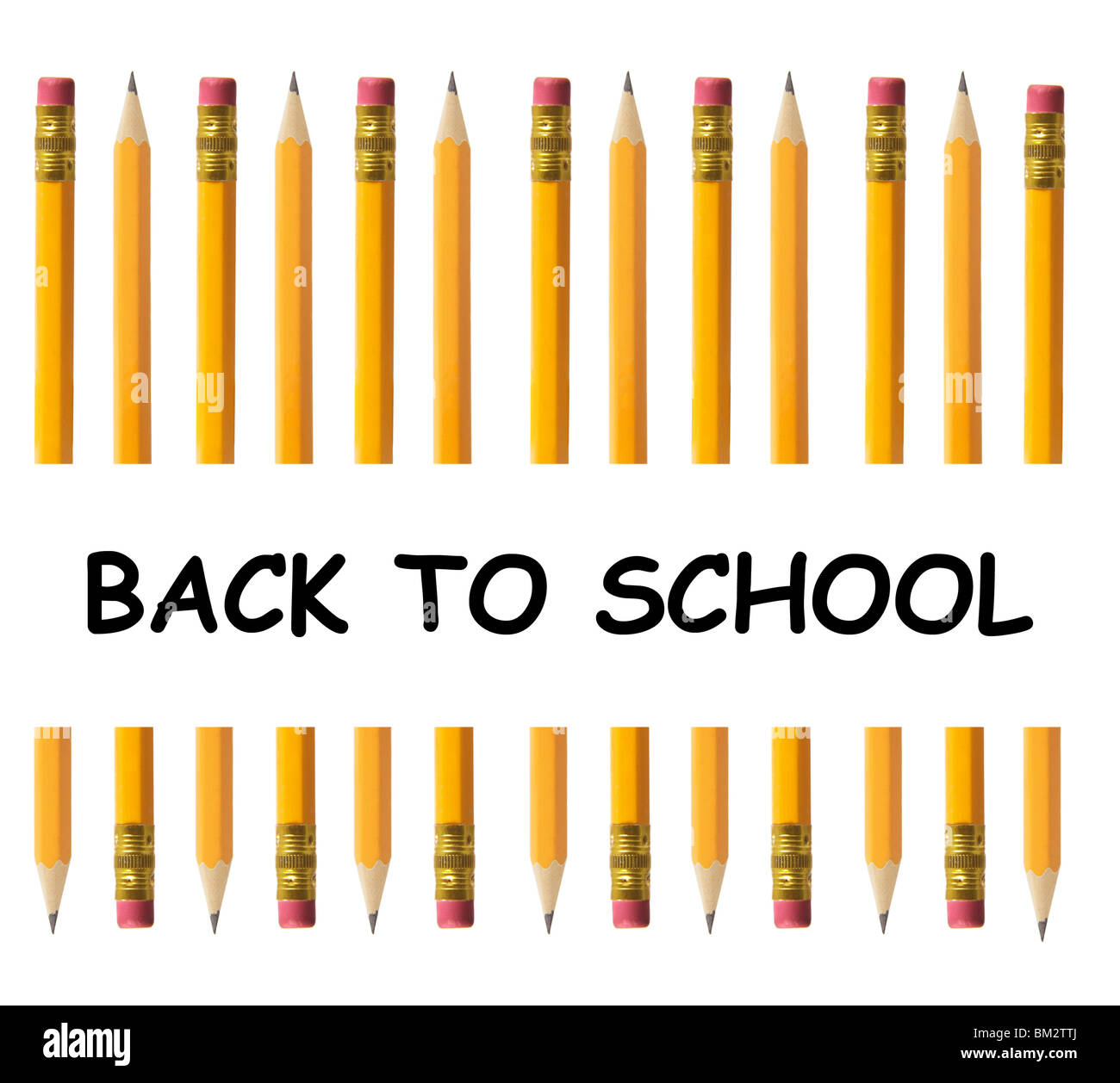 Back to School Concept with Pencils Stock Photo - Alamy