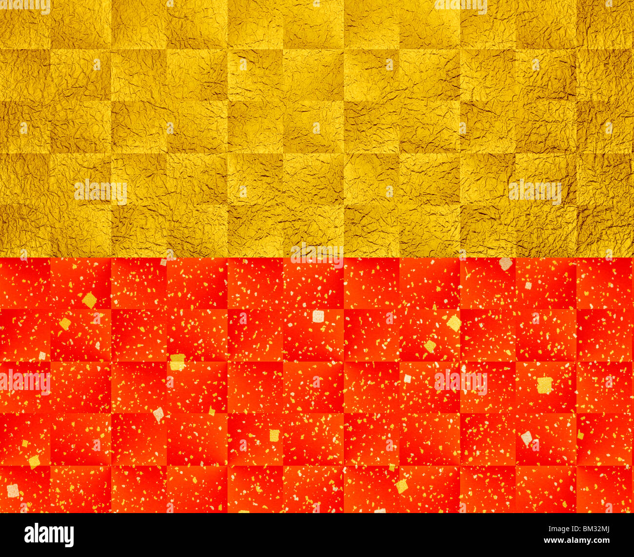 Red and gold Japanese paper, full frame Stock Photo Alamy