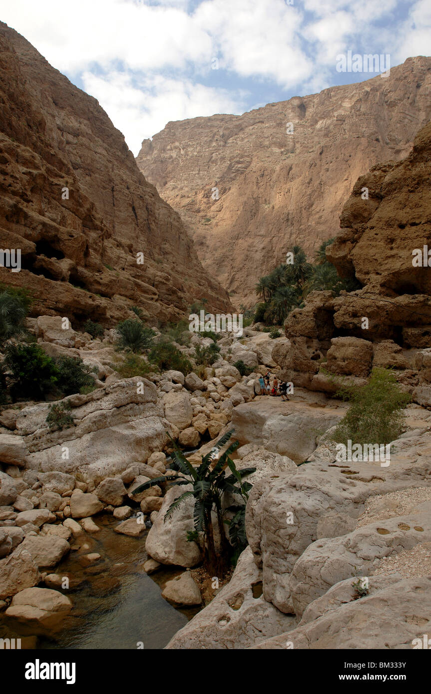 Wadi Shab Stock Photo