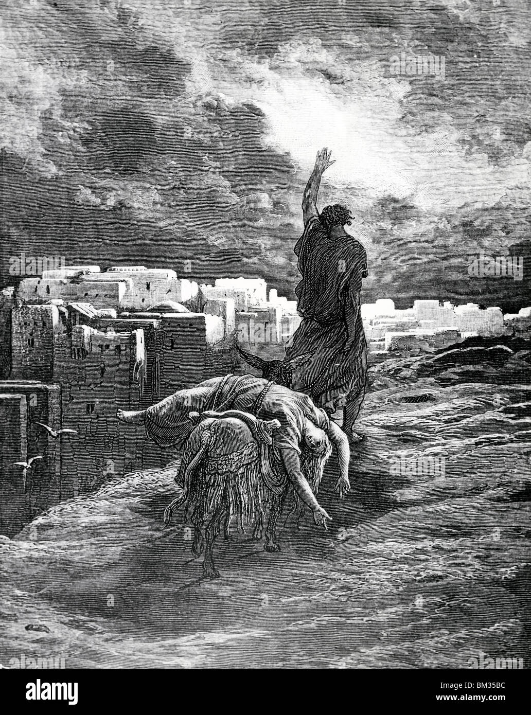 Ephraim Carries His Wife Away, Gustave Dore (1832-1883 French ...