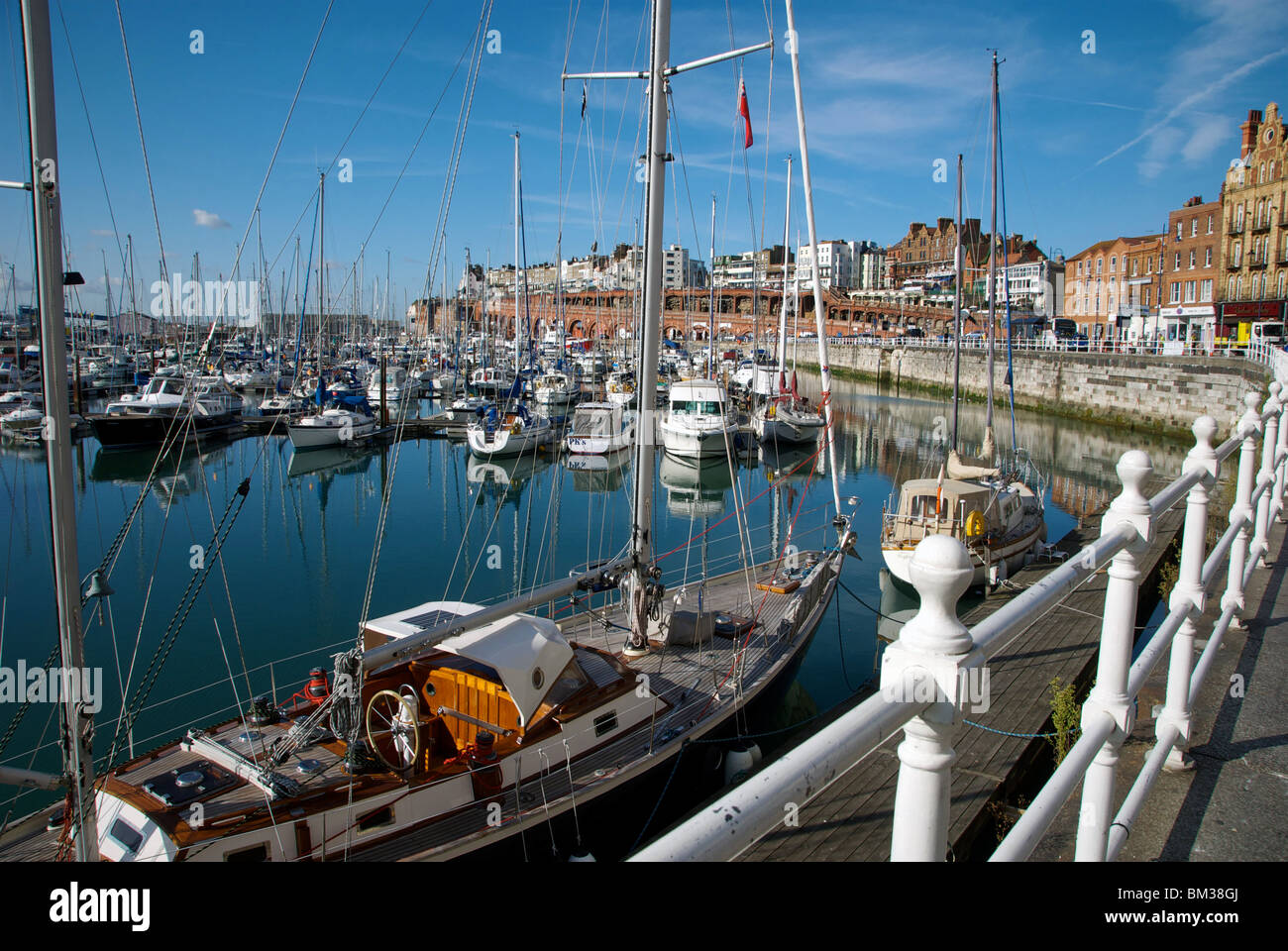 Ramsgate Kent UK Seafront Harbor Harbour Marina Stock Photo Alamy