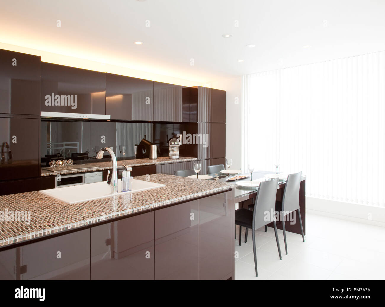 Modern kitchen interior Stock Photo