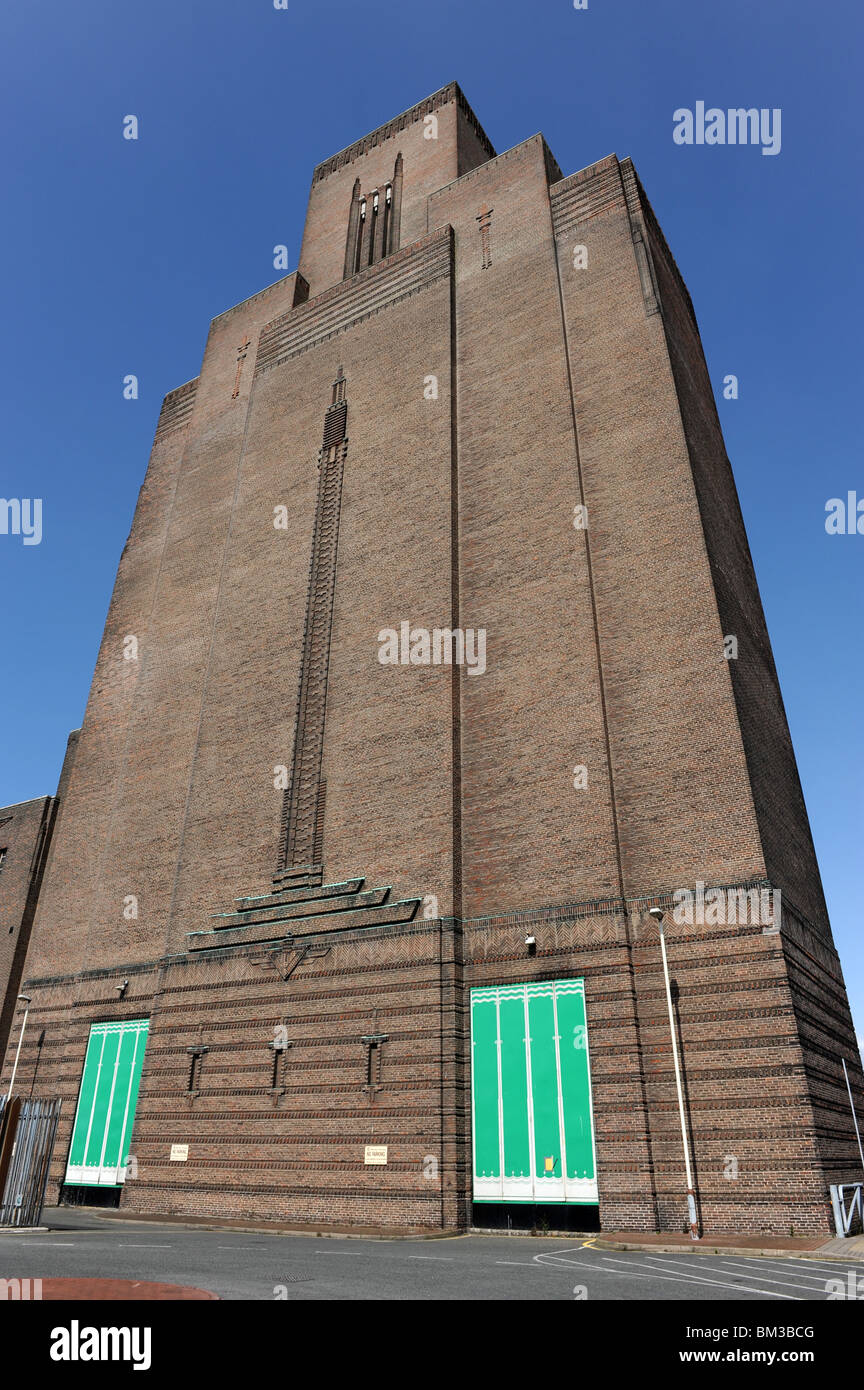Mersey Tunnel Ventilation Shaft Birkenhead England Stock Photo