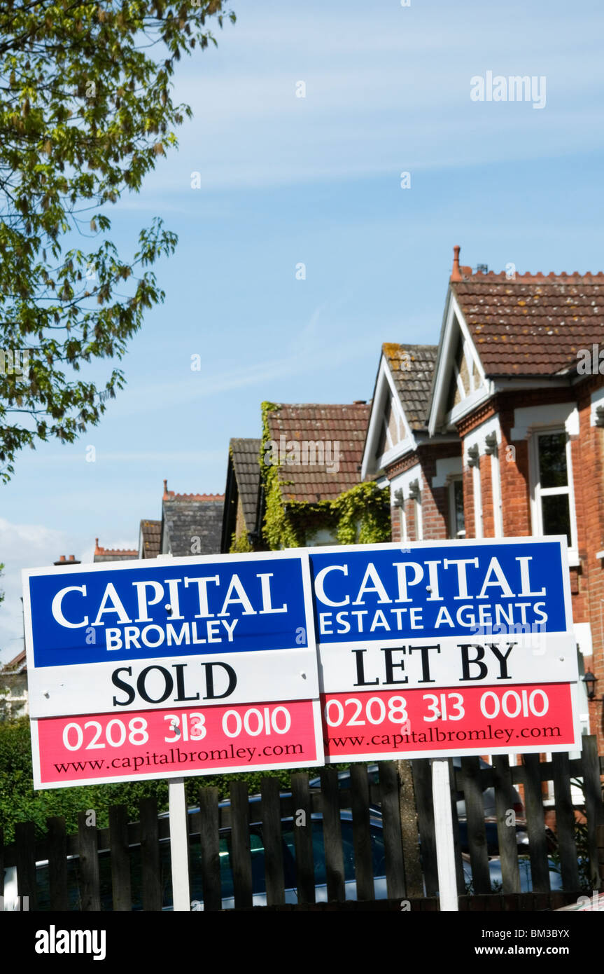 Sold board estate agents hires stock photography and images Alamy