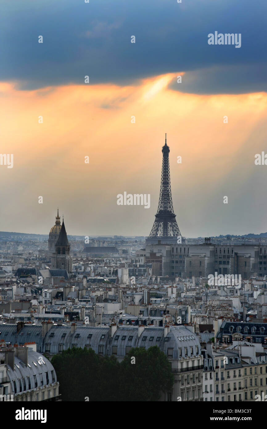 Romantic Paris, France Stock Photo