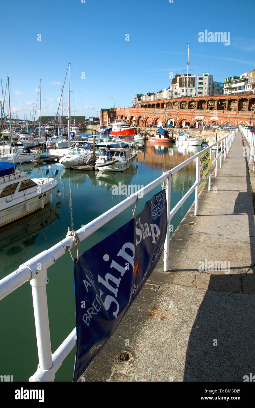 Ramsgate Kent UK Seafront Harbor Harbour Marina Boats Stock Photo Alamy