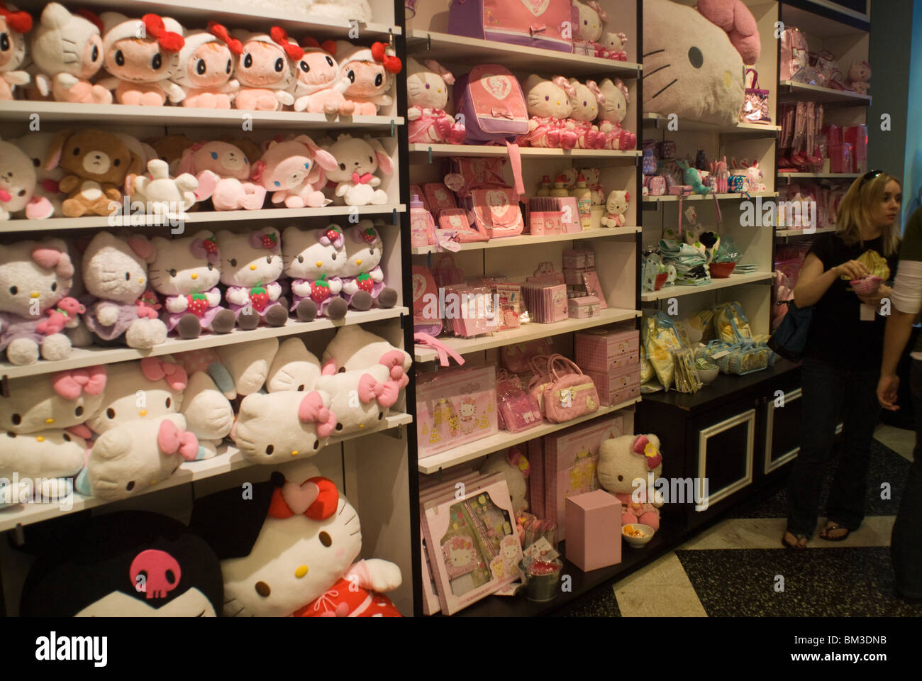 Hello Kitty brand merchandise at the Sanrio store in Times Square in New  York Stock Photo - Alamy