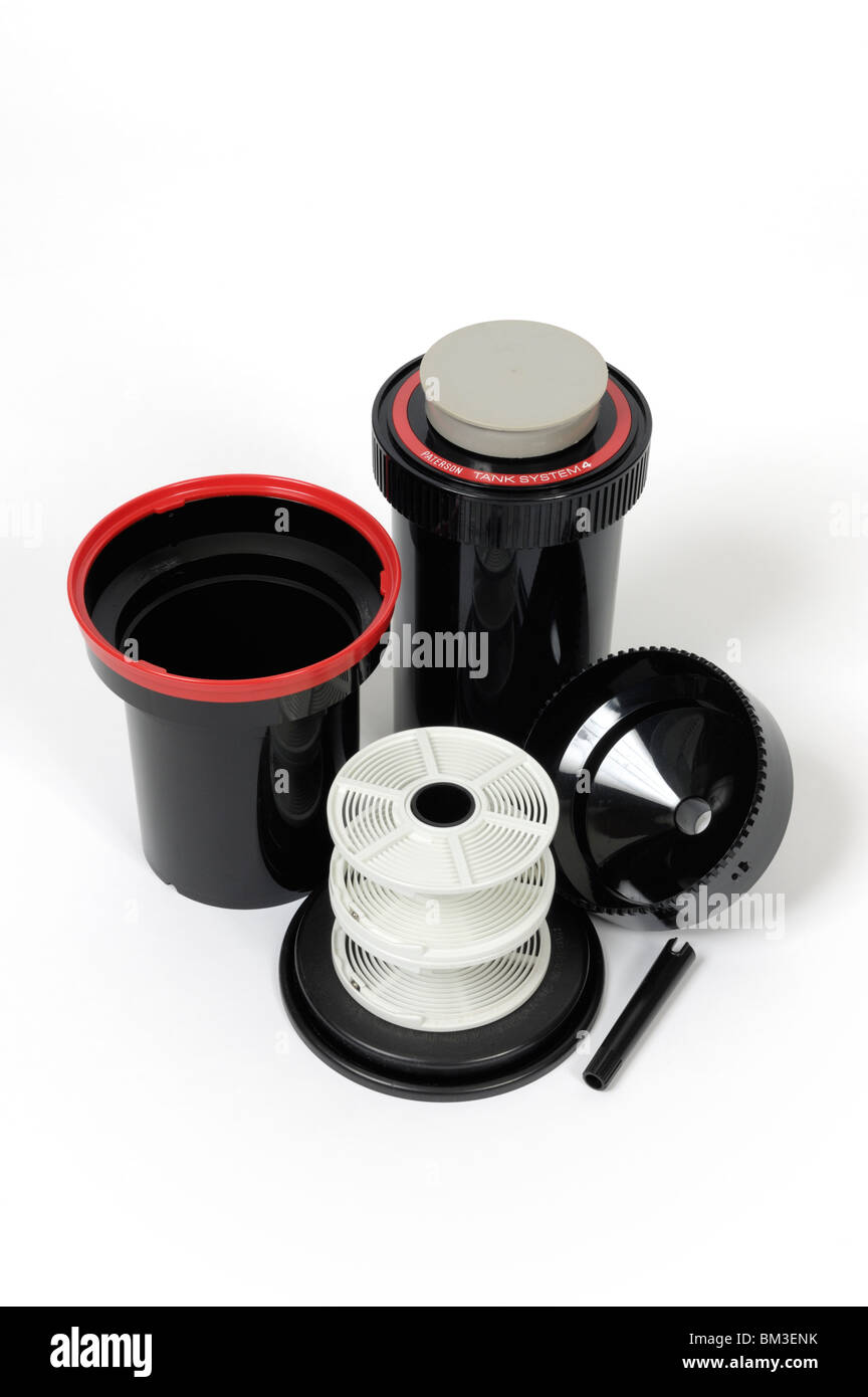 Photographic film developing equipment for 35mm and medium format still