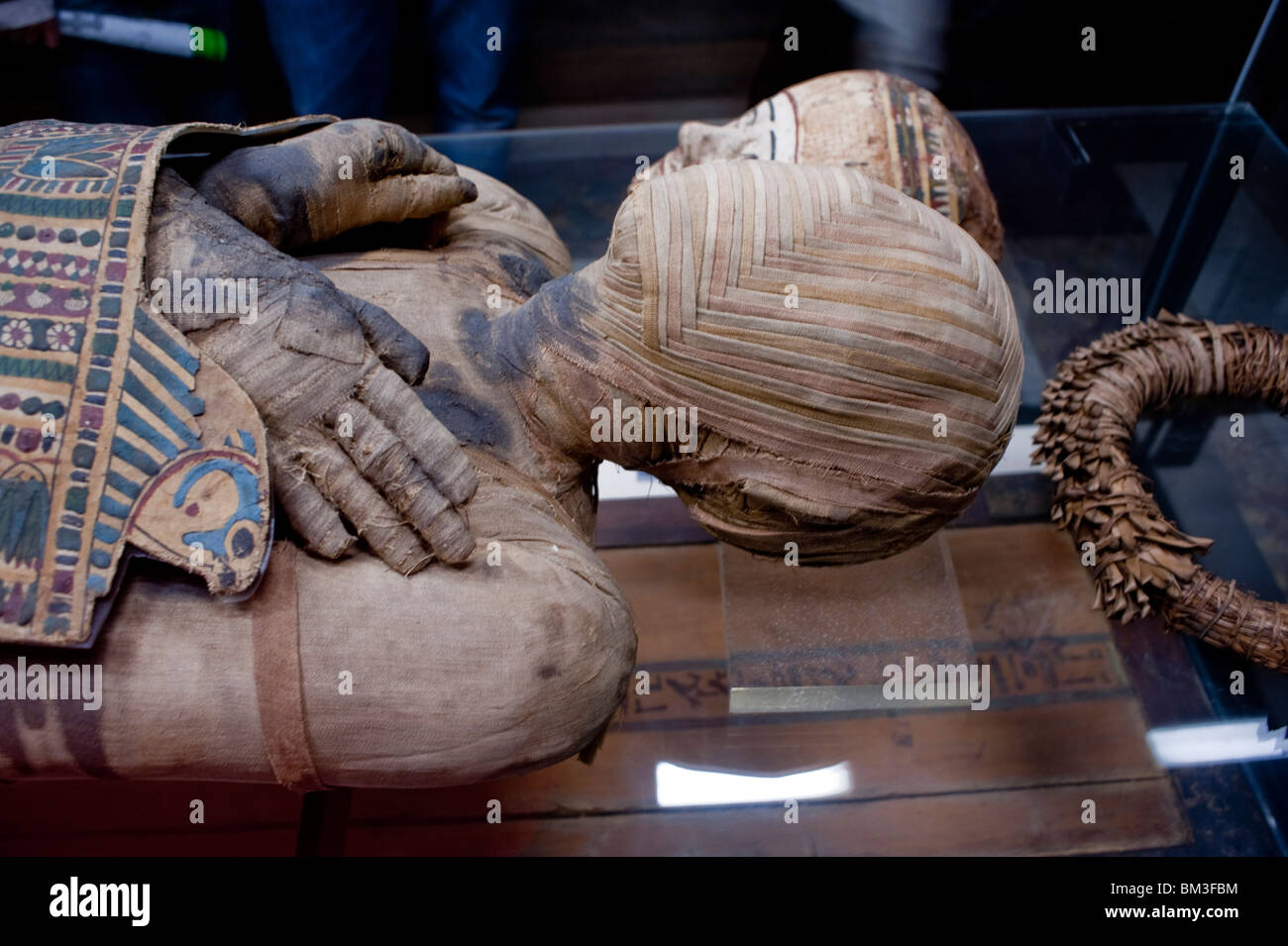 Egyptian Mummy, Inside The Louvre Museum, Art Gallery, Paris, France