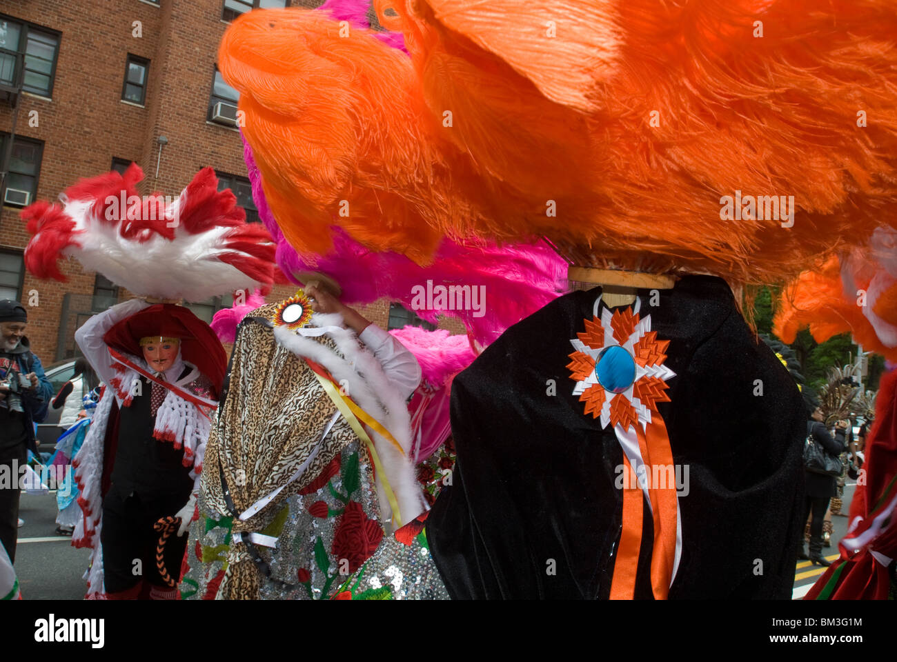 Performers in the Cinco de Mayo Parade in New York on Central Park West