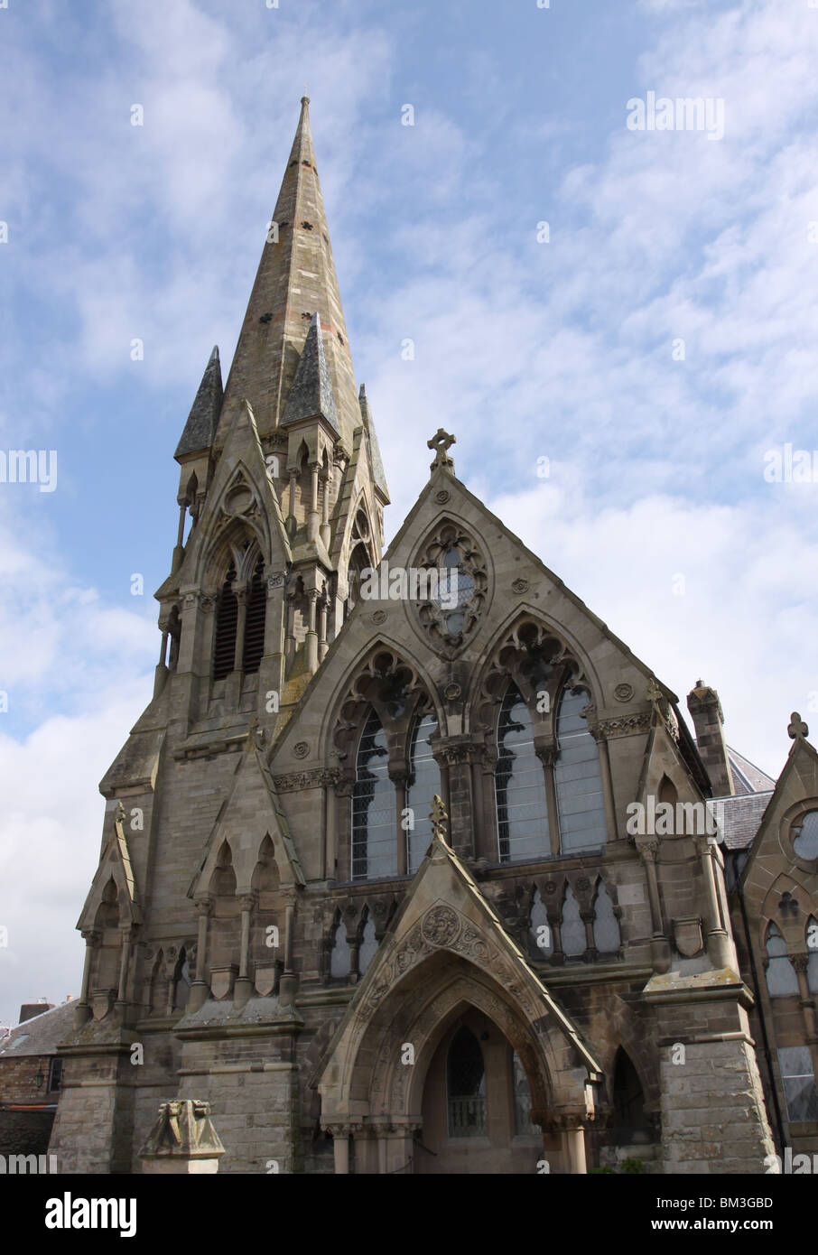 church Kelso Scotland May 2010 Stock Photo Alamy