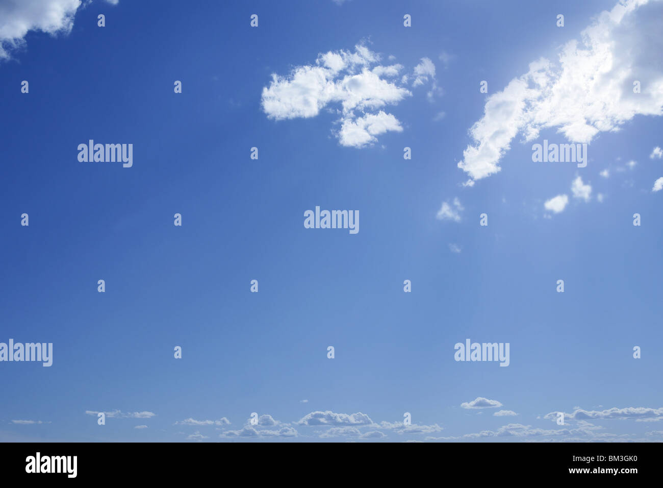 Blue sky background and summer white clouds Stock Photo - Alamy