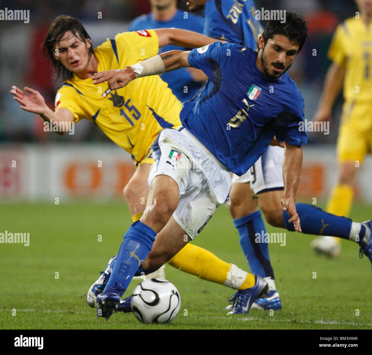 イタリア代表監督gattuso 8 サッカー　2006 football 2006 Italy Home Shirt Gattuso #8 - 4/10 - (XL)