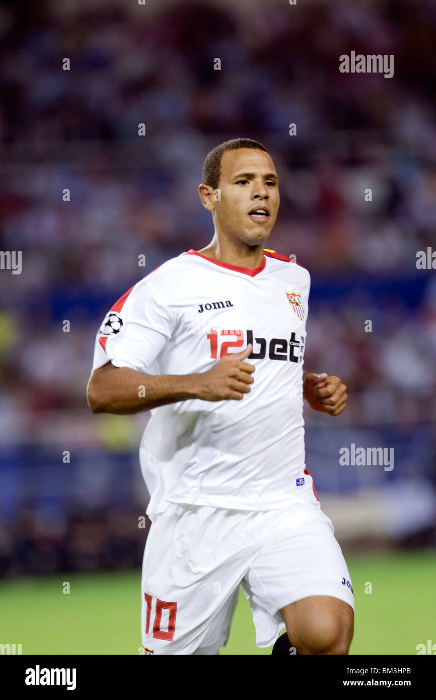 Luis Fabiano running. Stock Photo