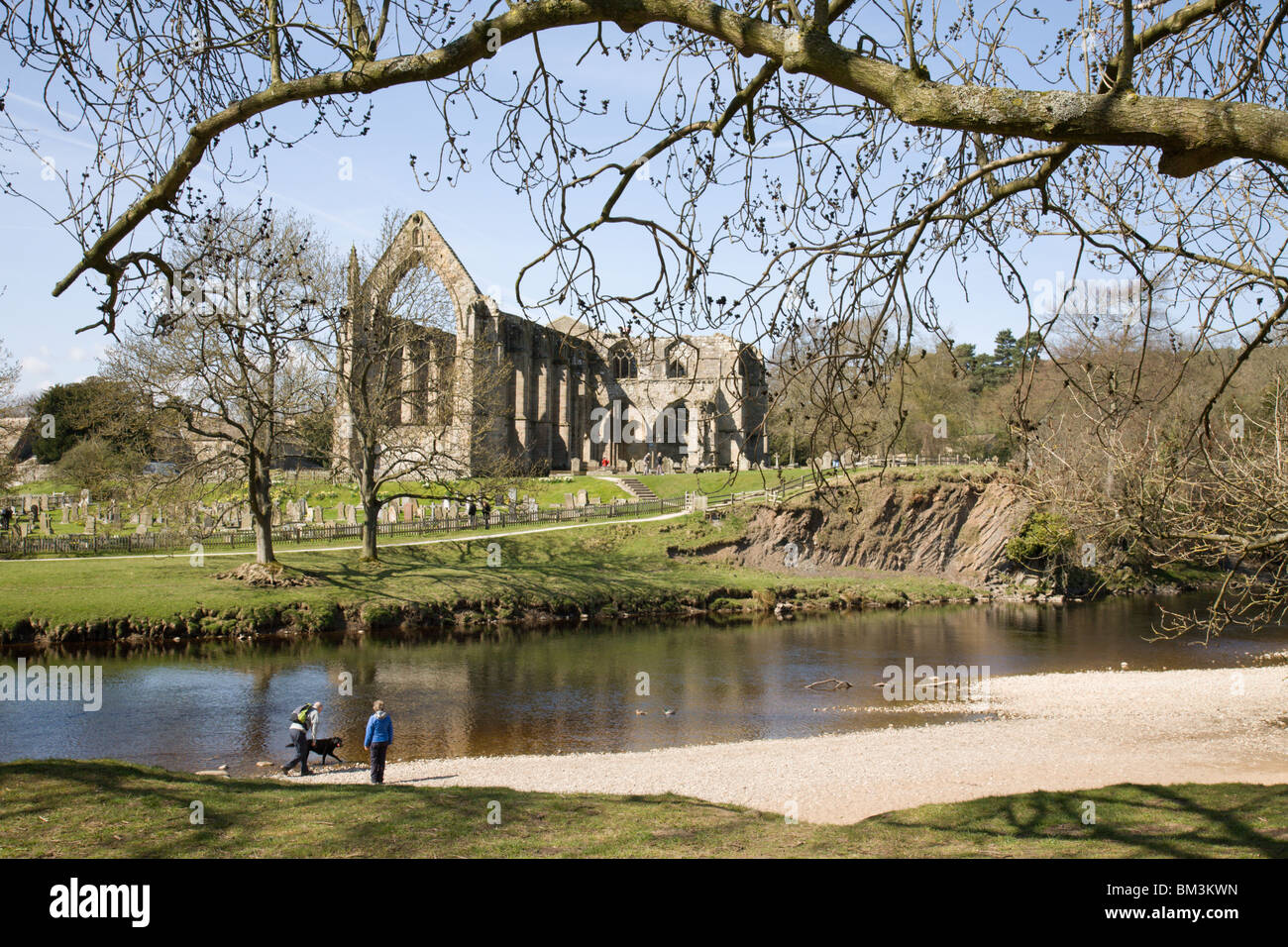 'Bolton Abbey', Wharfedale, North Yorkshire, England. Stock Photo