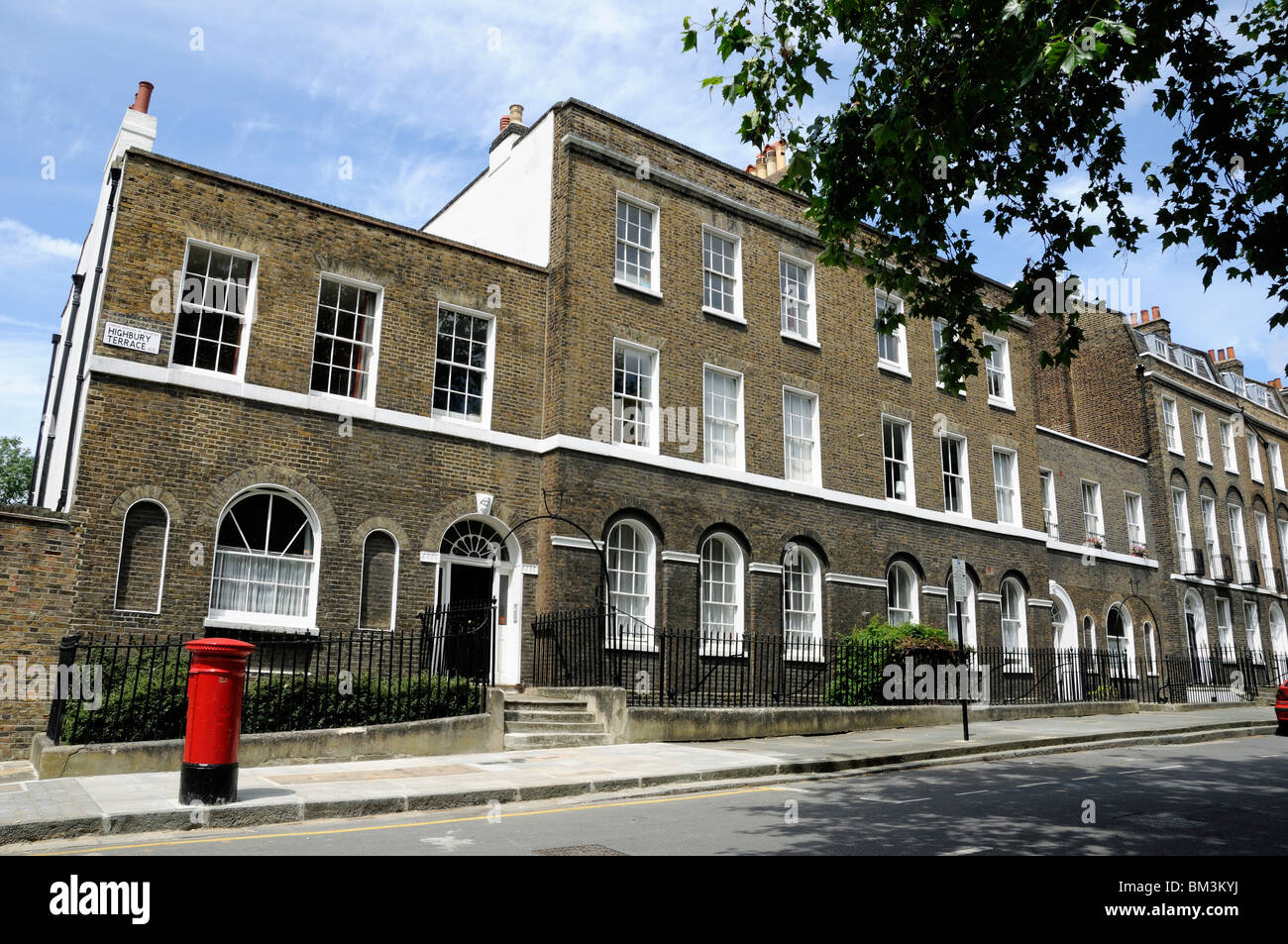 Highbury Terrace Highbury Fields London Borough of Islington England UK