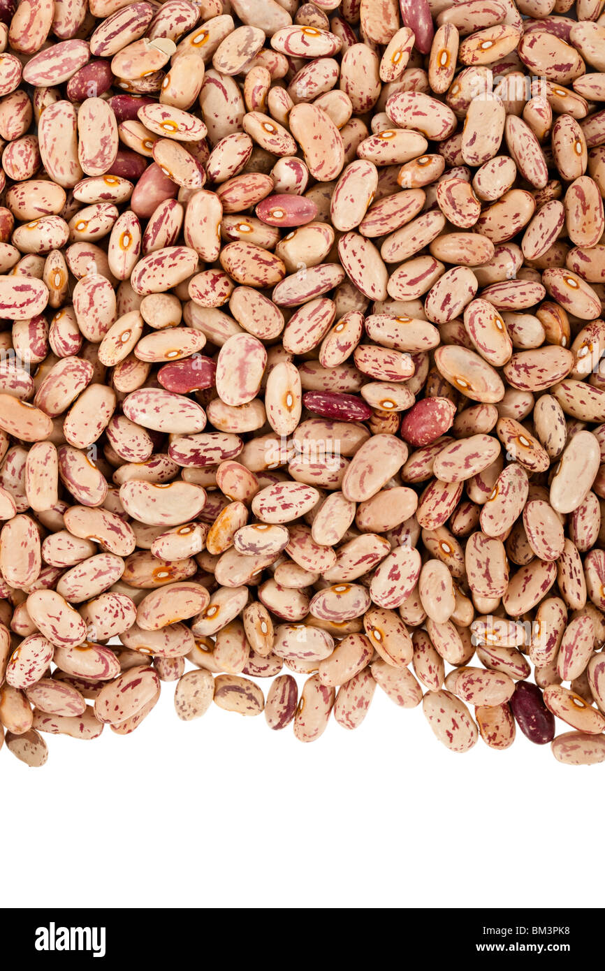 Pinto beans or mottled beans arranged in a frame Stock Photo Alamy