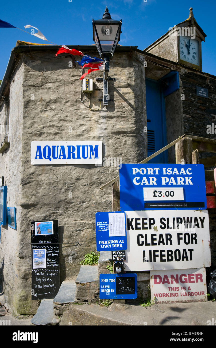 The harbour at Port Isaac in Cornwall, England, UK Stock Photo Alamy