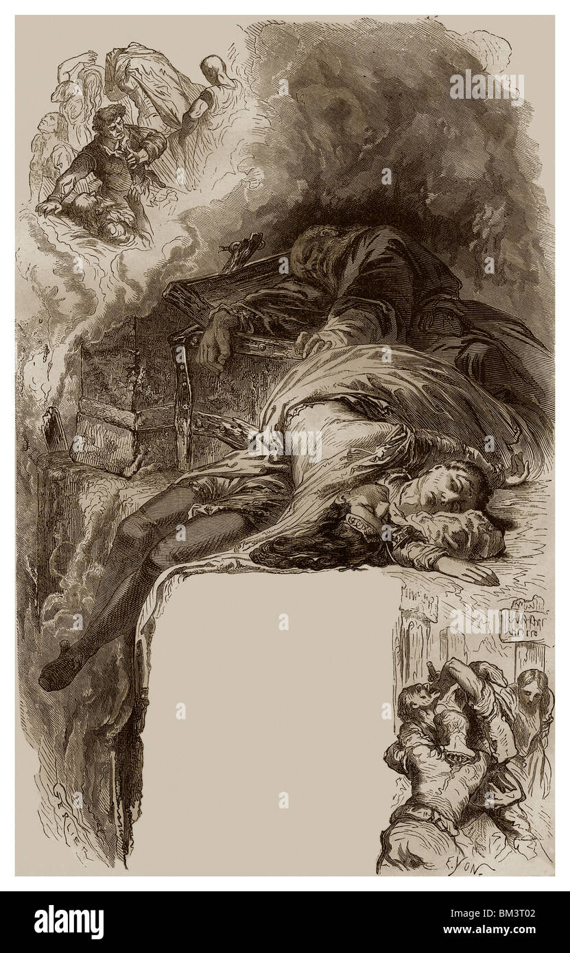 Between 1347 and 1351, the Black Death devastated the whole France and the Jews were burnt at the stake.